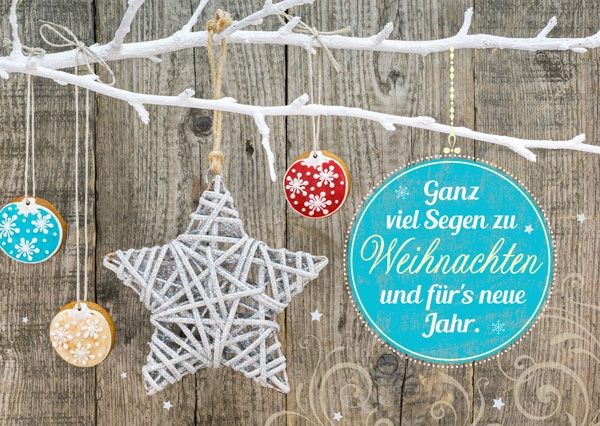 Postkarte - Segen zu Weihnachten Postkarte - Segen zu Weihnachten