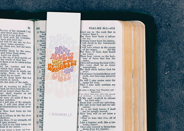 Segenszeichen - Letter weiß Segenszeichen - Letter weiß