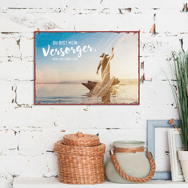 Metallschild klein - Versorger Metallschild klein - Versorger