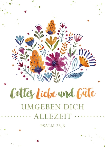 XL-Postkarte Big Blessing - Gottes Liebe und Güte XL-Postkarte Big Blessing - Gottes Liebe und Güte