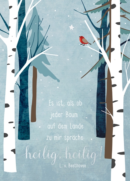 XL-Postkarte Big Blessing Silber - Heilig XL-Postkarte Big Blessing Silber - Heilig