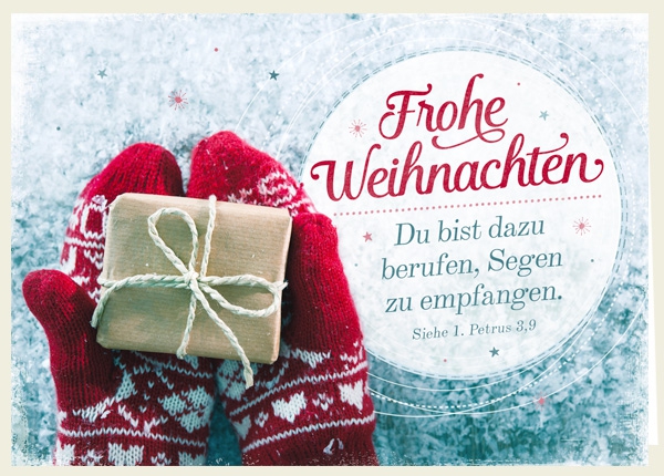Faltkarte - Frohe Weihnachten - Berufen Faltkarte - Frohe Weihnachten - Berufen