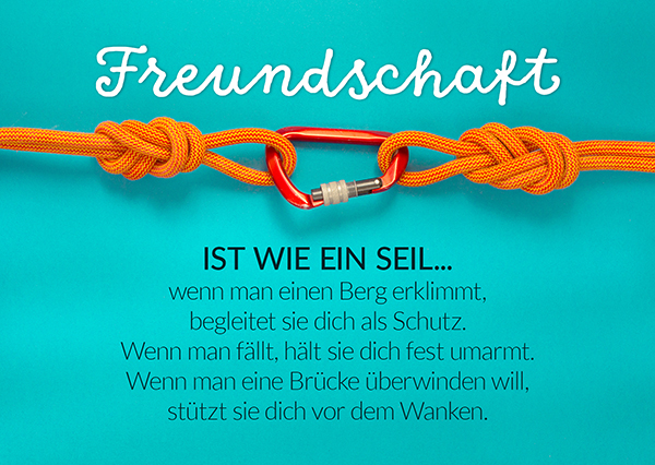 Postkarte - Seil