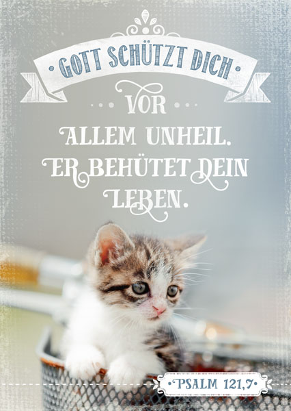 Postkarte - Gott schützt dich Postkarte - Gott schützt dich