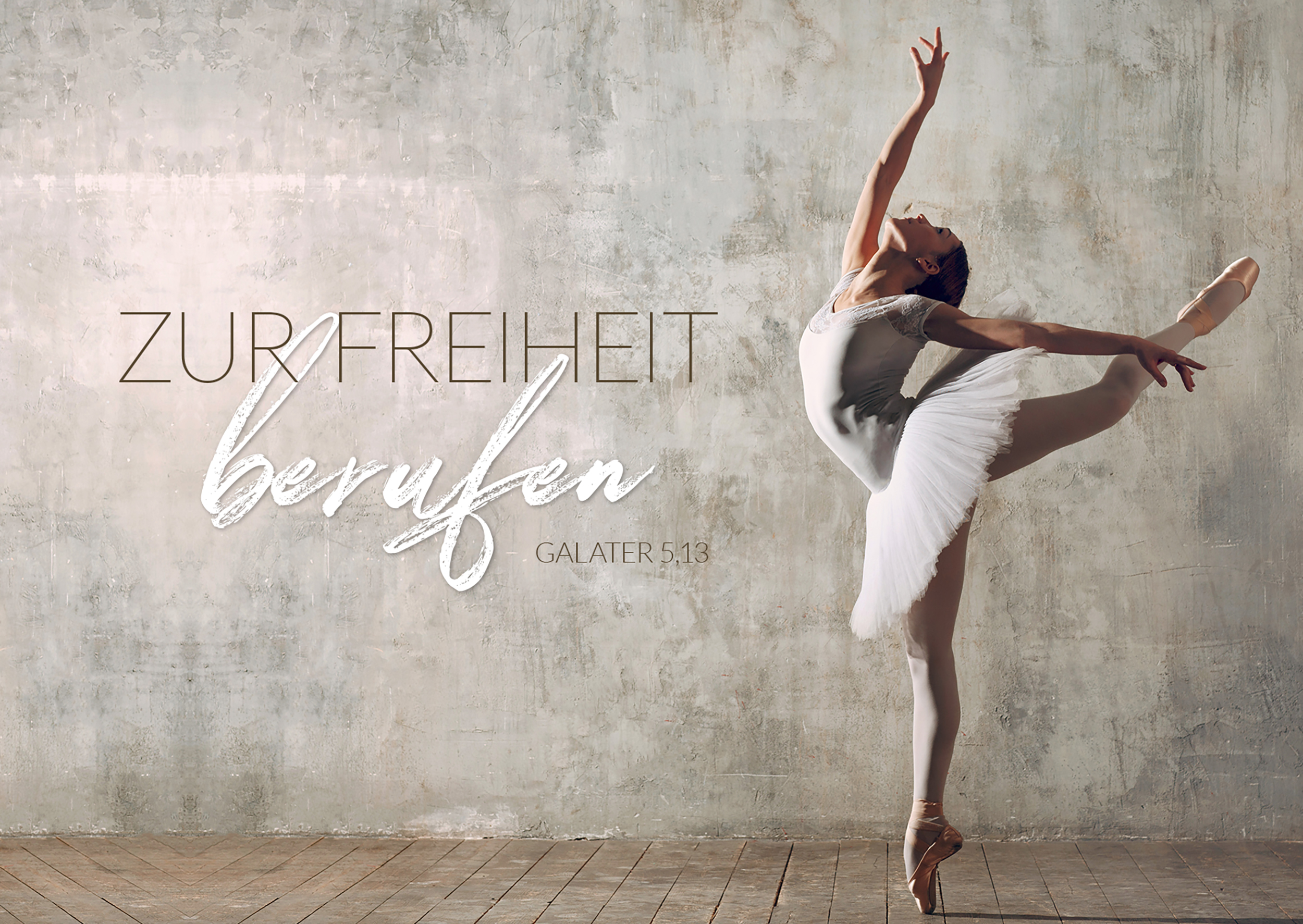 Postkarte - Zur Freiheit berufen Postkarte - Zur Freiheit berufen