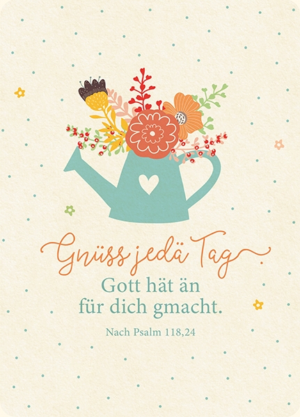 XL-Postkarte Big Blessing - Jedä Tag (Schweizerdeutsch) XL-Postkarte Big Blessing - Jedä Tag (Schweizerdeutsch)