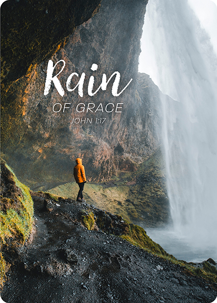 XL-Postkarte Big Blessing - Rain of Grace