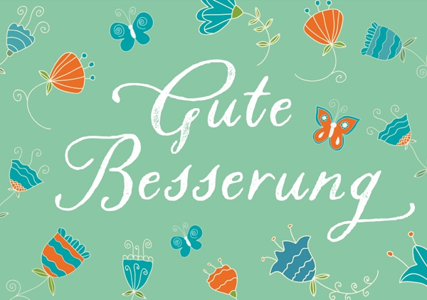 Mini - Gute Besserung (grün) Mini - Gute Besserung (grün)