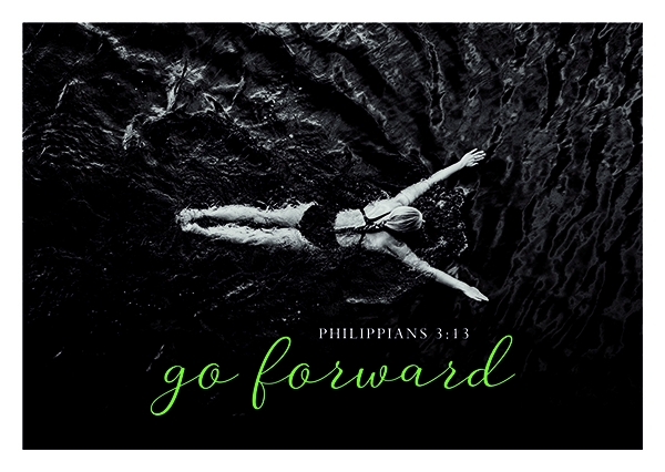 Postkarte Black & White - Go forward Postkarte Black & White - Go forward
