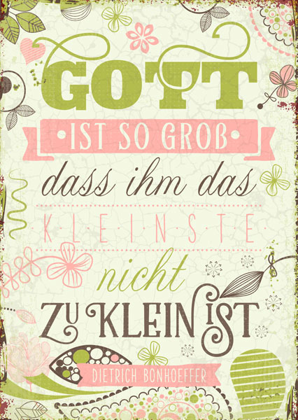 Postkarte - Gott ist groß Postkarte - Gott ist groß
