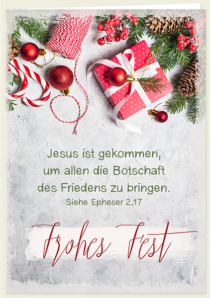 Faltkarte - Jesus ist gekommen Faltkarte - Jesus ist gekommen