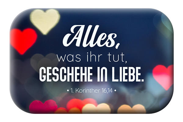 Magnet Mag Blessing - Liebe (blau) Magnet Mag Blessing - Liebe (blau)