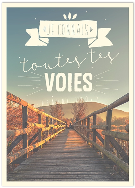 XL-Postkarte Big Blessing - Je connais XL-Postkarte Big Blessing - Je connais