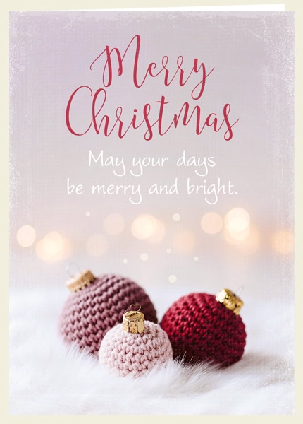 Faltkarte - Merry and bright Faltkarte - Merry and bright