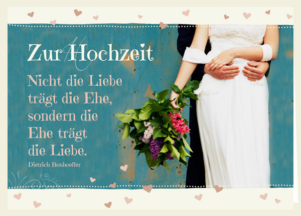 Faltkarte - Nicht die Liebe trägt die Ehe Faltkarte - Nicht die Liebe trägt die Ehe