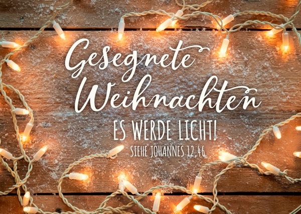 Postkarte - Es werde Licht Postkarte - Es werde Licht