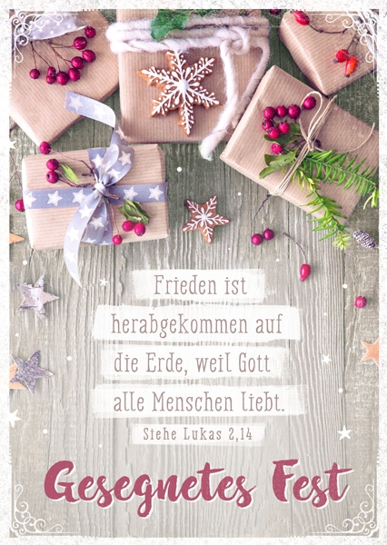 Postkarte - Frieden ist herabgekommen Postkarte - Frieden ist herabgekommen