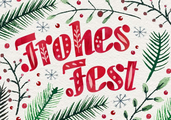 Mini - Frohes Fest (Zweige) Mini - Frohes Fest (Zweige)