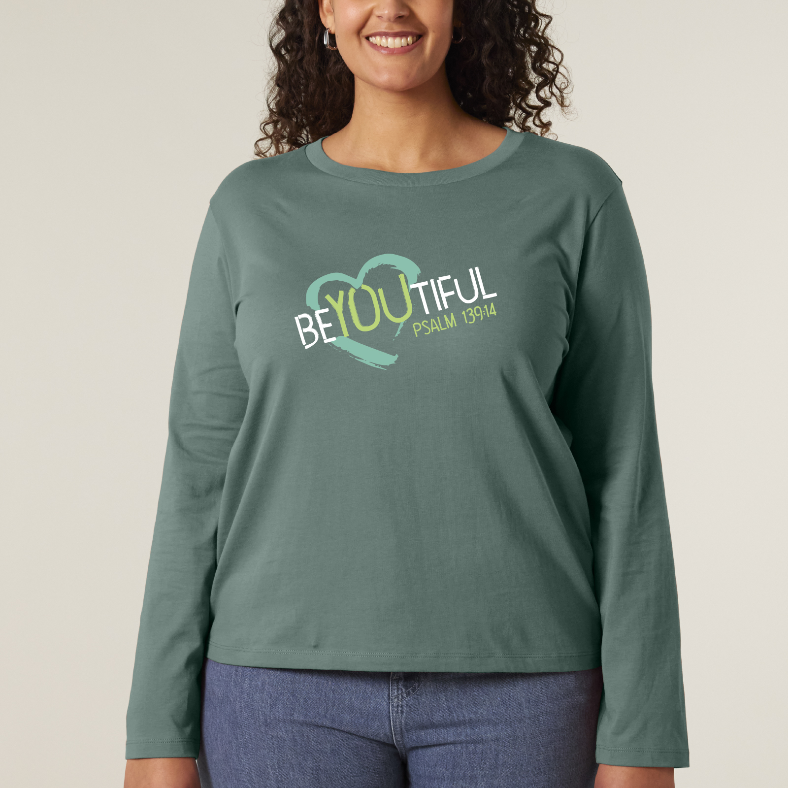 Longsleeve beyoutiful (grün)-XXL Longsleeve beyoutiful (grün)-XXL