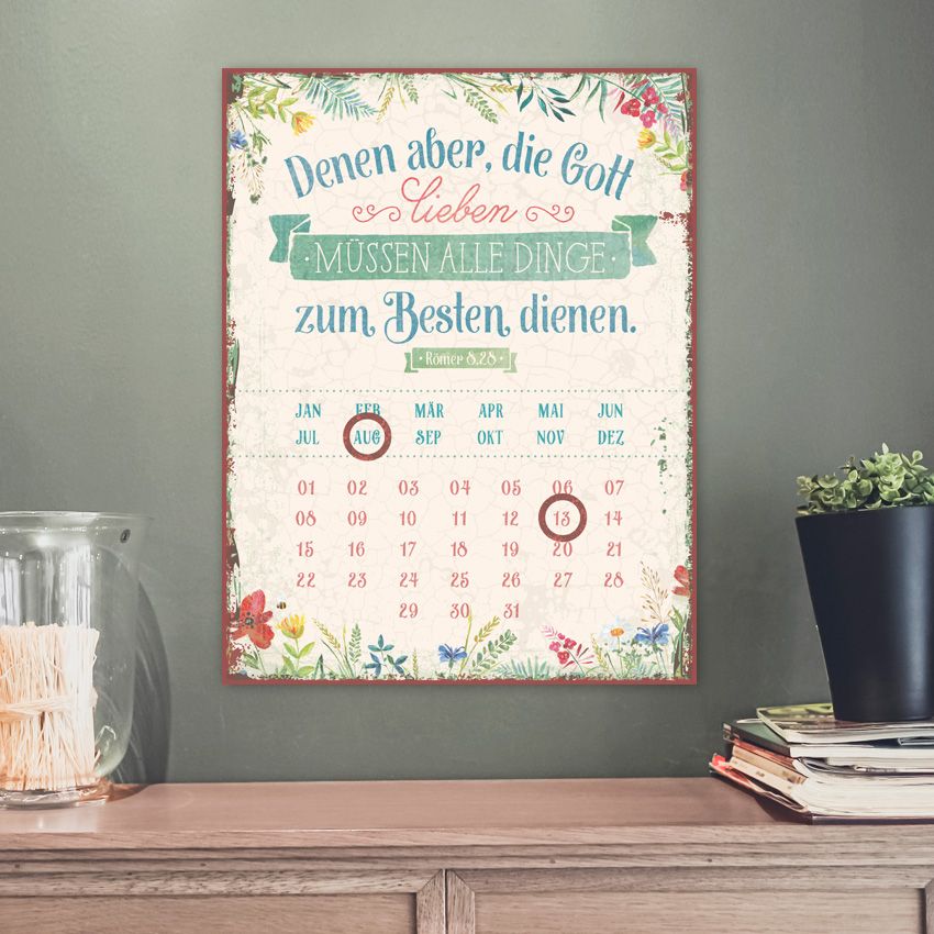 Magnetkalender - Die Gott lieben Magnetkalender - Die Gott lieben