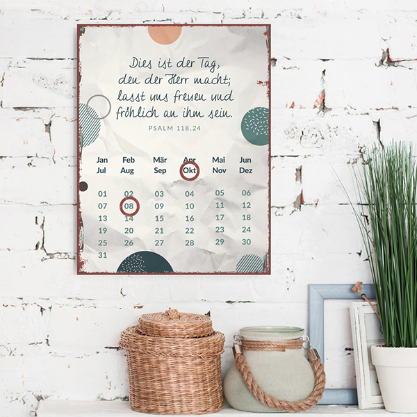 Magnetkalender - Dies ist der Tag Magnetkalender - Dies ist der Tag