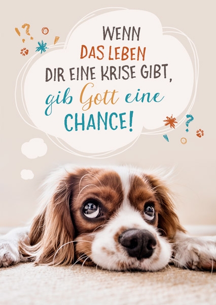 Postkarte - Gib Gott eine Chance Postkarte - Gib Gott eine Chance