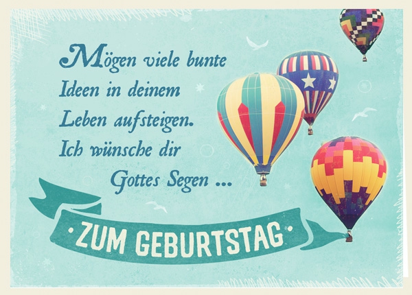 Faltkarte - Zum Geburtstag - Bunte Ideen Faltkarte - Zum Geburtstag - Bunte Ideen