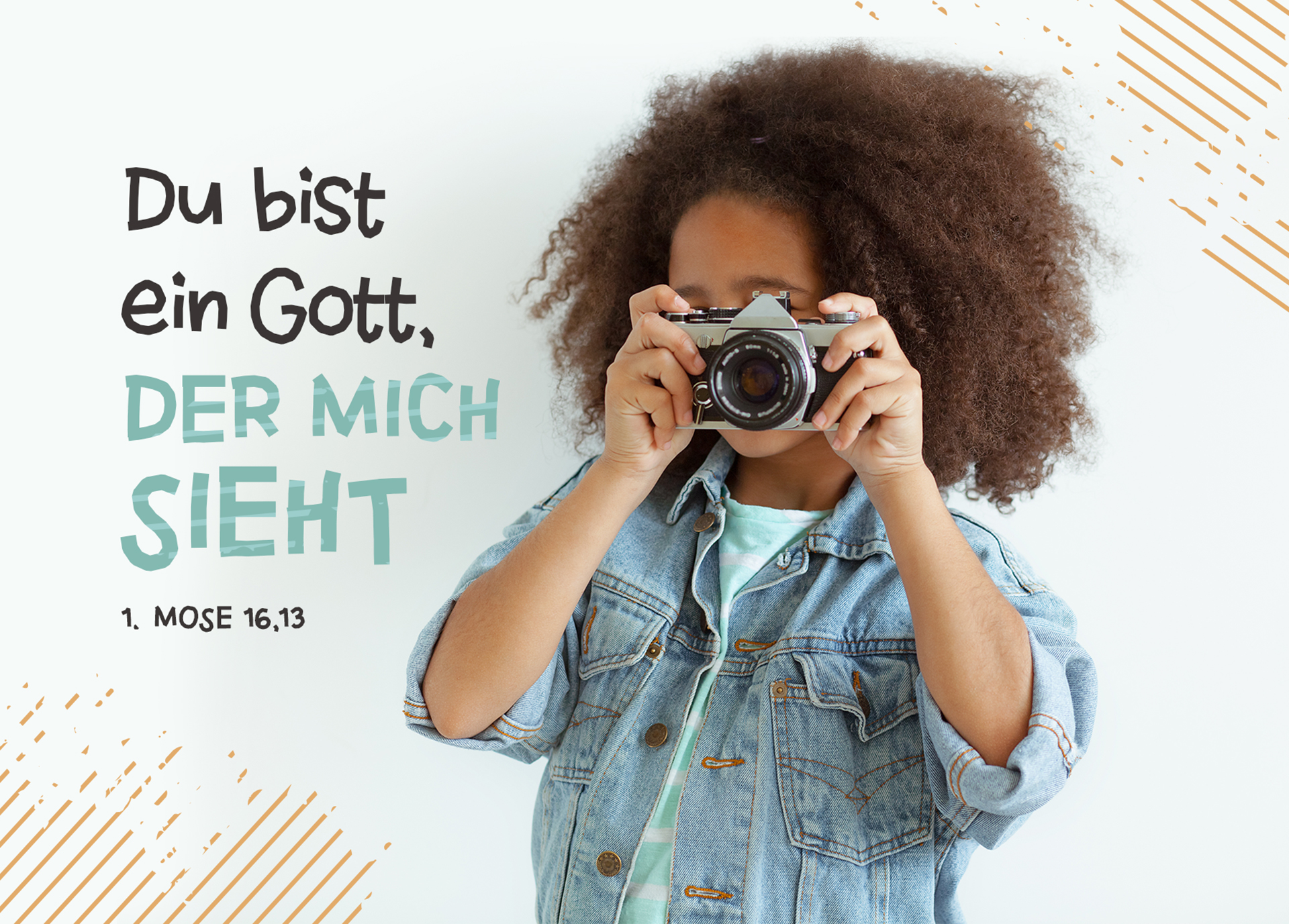 Postkarte - Du bist ein Gott, der mich sieht