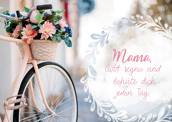 Postkarte - Mama - Gott segne Postkarte - Mama - Gott segne
