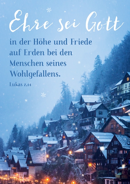 Postkarte - Ehre sei Gott Postkarte - Ehre sei Gott