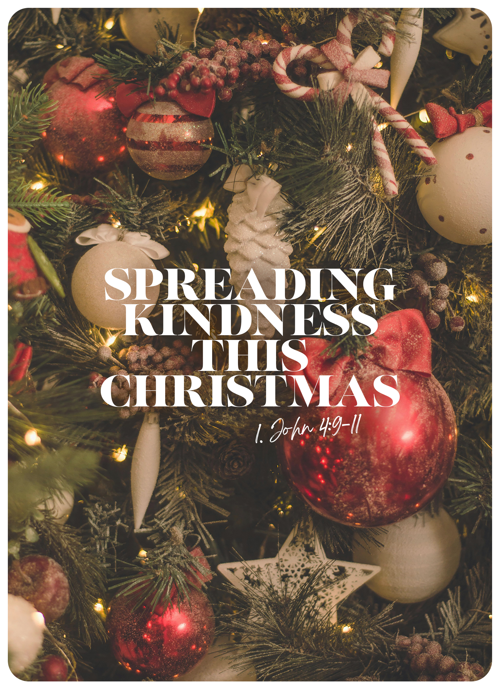 XL-Postkarte - Spreading kindness this christmas