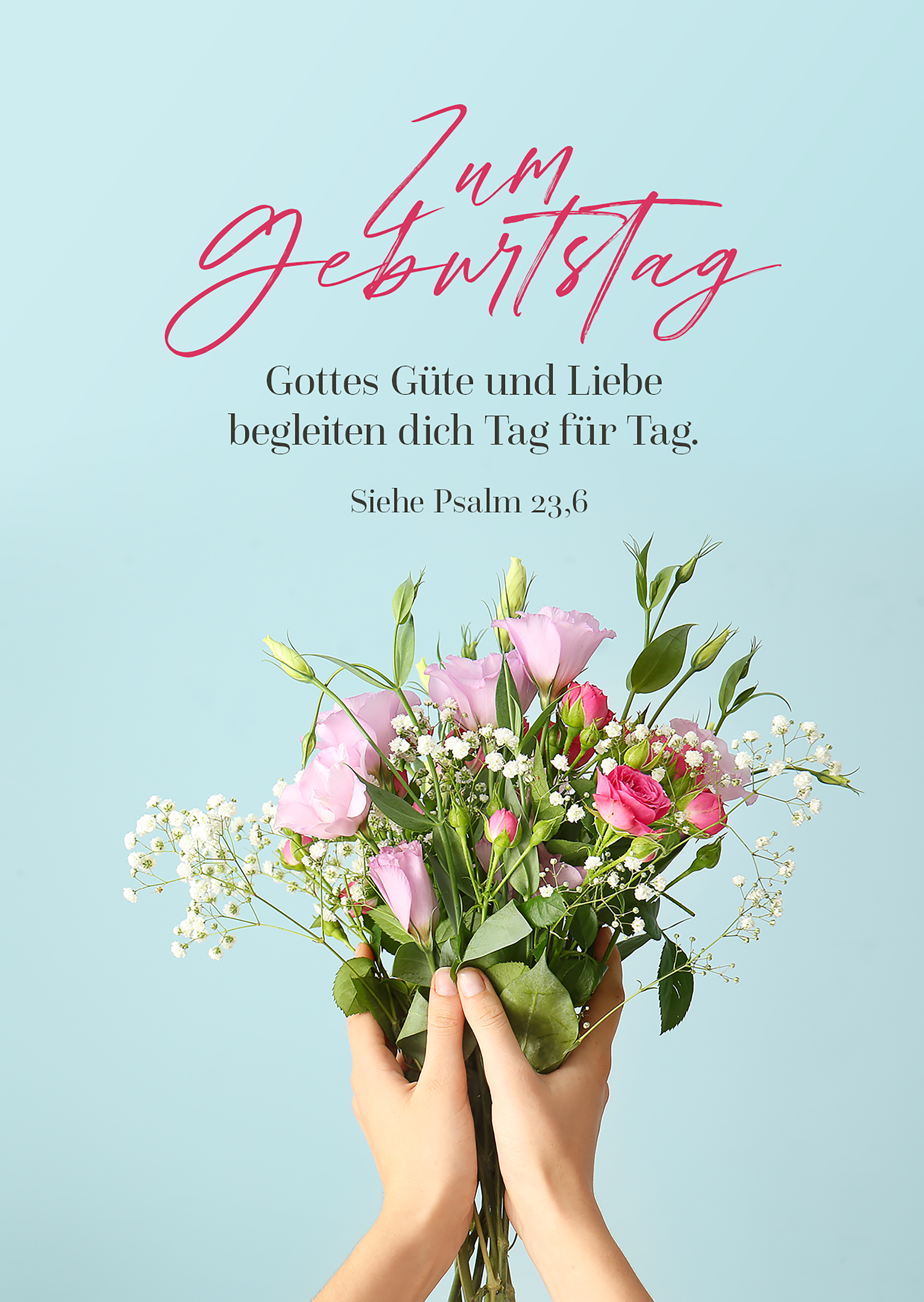 Postkarte - Geburtstag - Strauß Postkarte - Geburtstag - Strauß