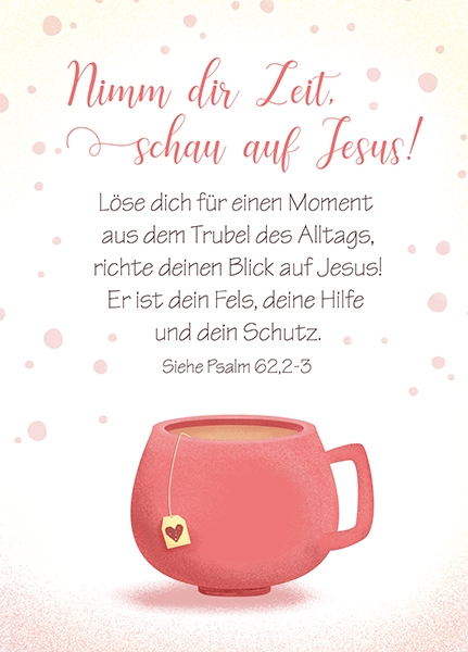 XL-Postkarte Big Blessing - Nimm dir Zeit XL-Postkarte Big Blessing - Nimm dir Zeit
