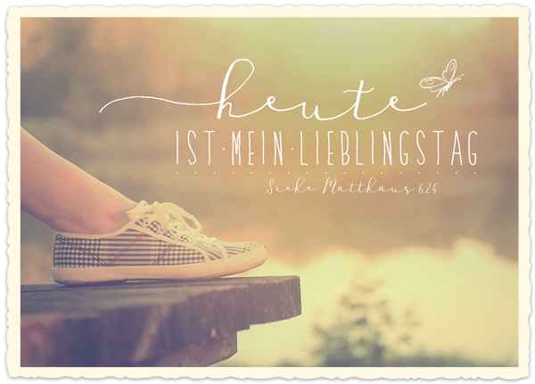 XL-Postkarte Big Blessing - Mein Lieblingstag XL-Postkarte Big Blessing - Mein Lieblingstag
