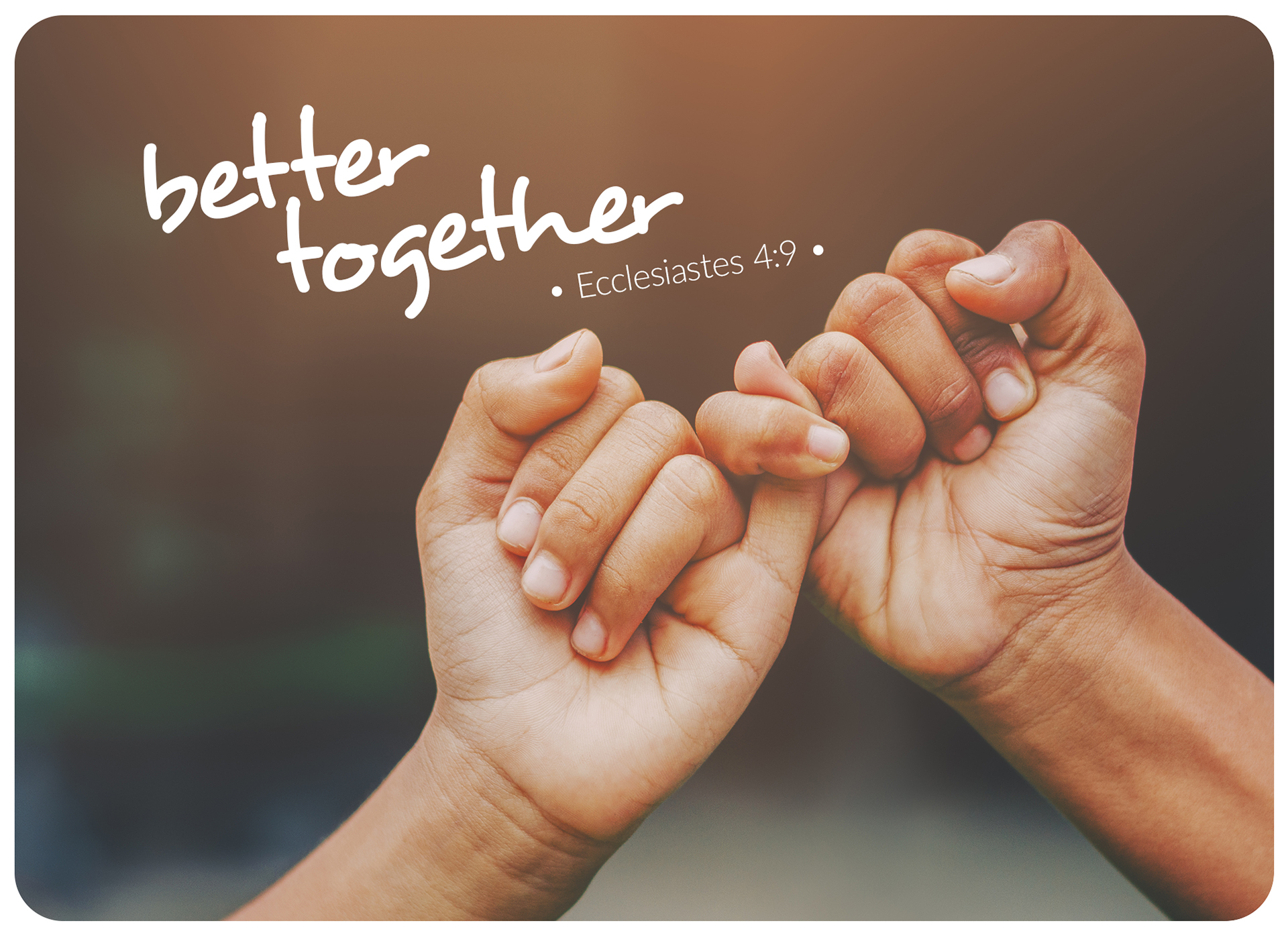 XL-Postkarte Big Blessing - Better together