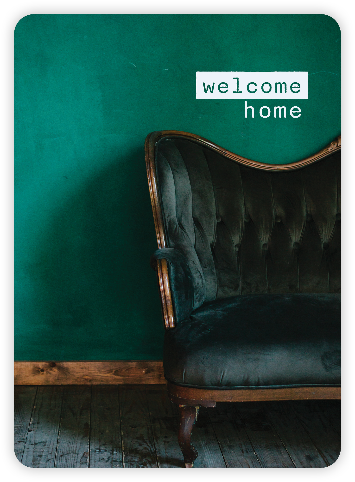 XL-Postkarte Big Blessing - Welcome home