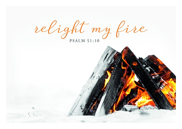 Postkarte Black & White - Relight my fire Postkarte Black & White - Relight my fire