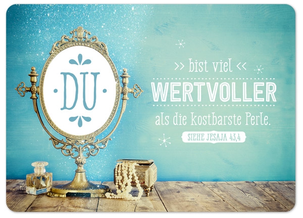 XL-Postkarte Big Blessing - Die kostbarste Perle XL-Postkarte Big Blessing - Die kostbarste Perle