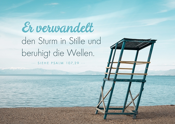 Postkarte - Er verwandelt Postkarte - Er verwandelt