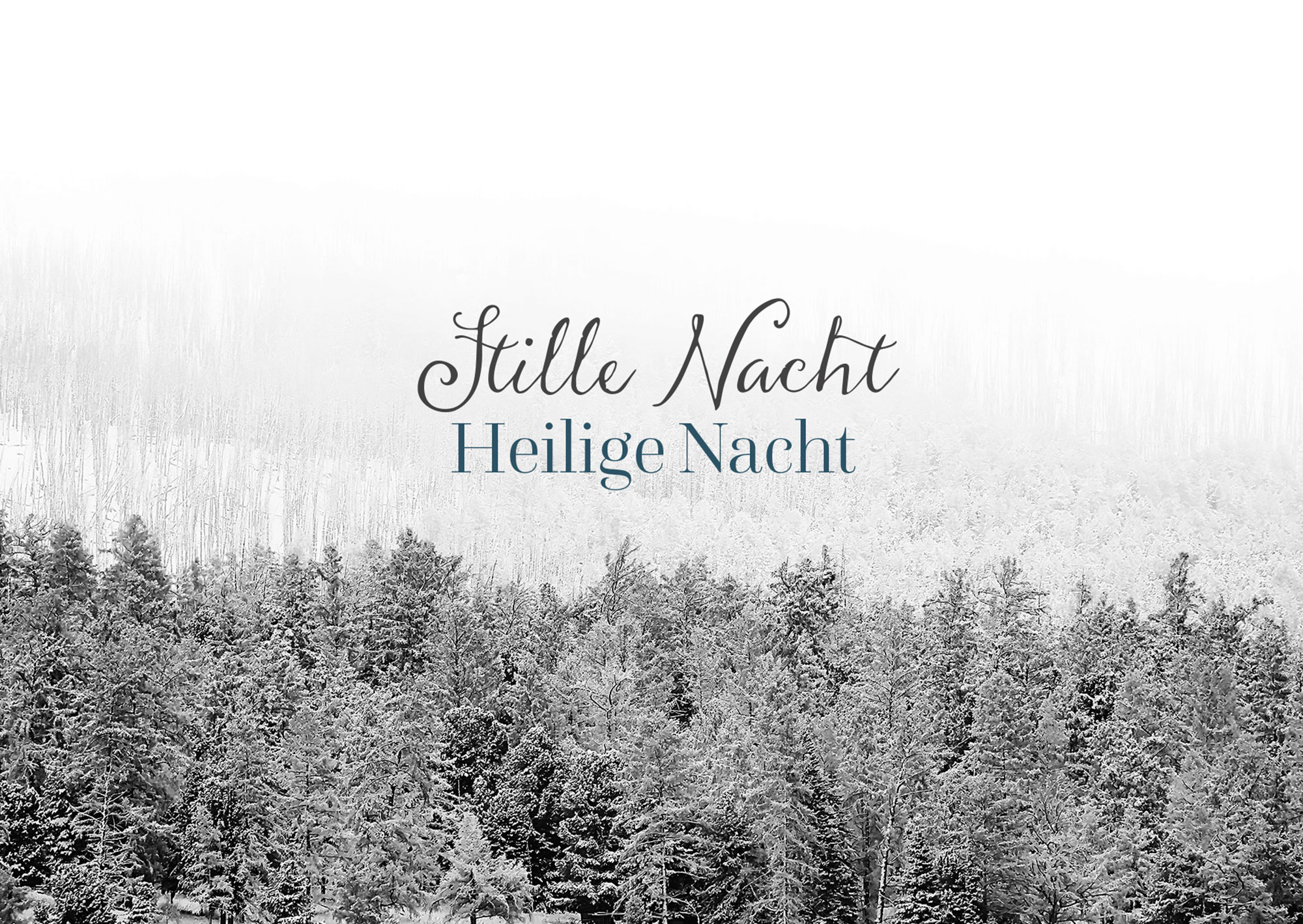 Doppelkarte – Stille Nacht