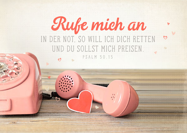 Postkarte - In der Not Postkarte - In der Not