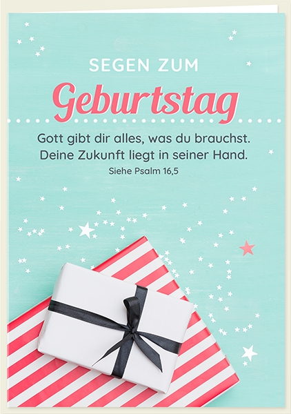 Faltkarte - Gott gibt dir alles Faltkarte - Gott gibt dir alles