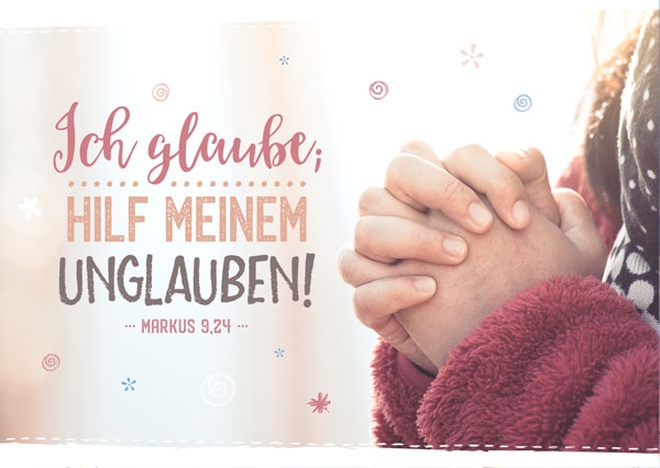 Postkarte - Hilf meinem Unglauben (Hände) Postkarte - Hilf meinem Unglauben (Hände)