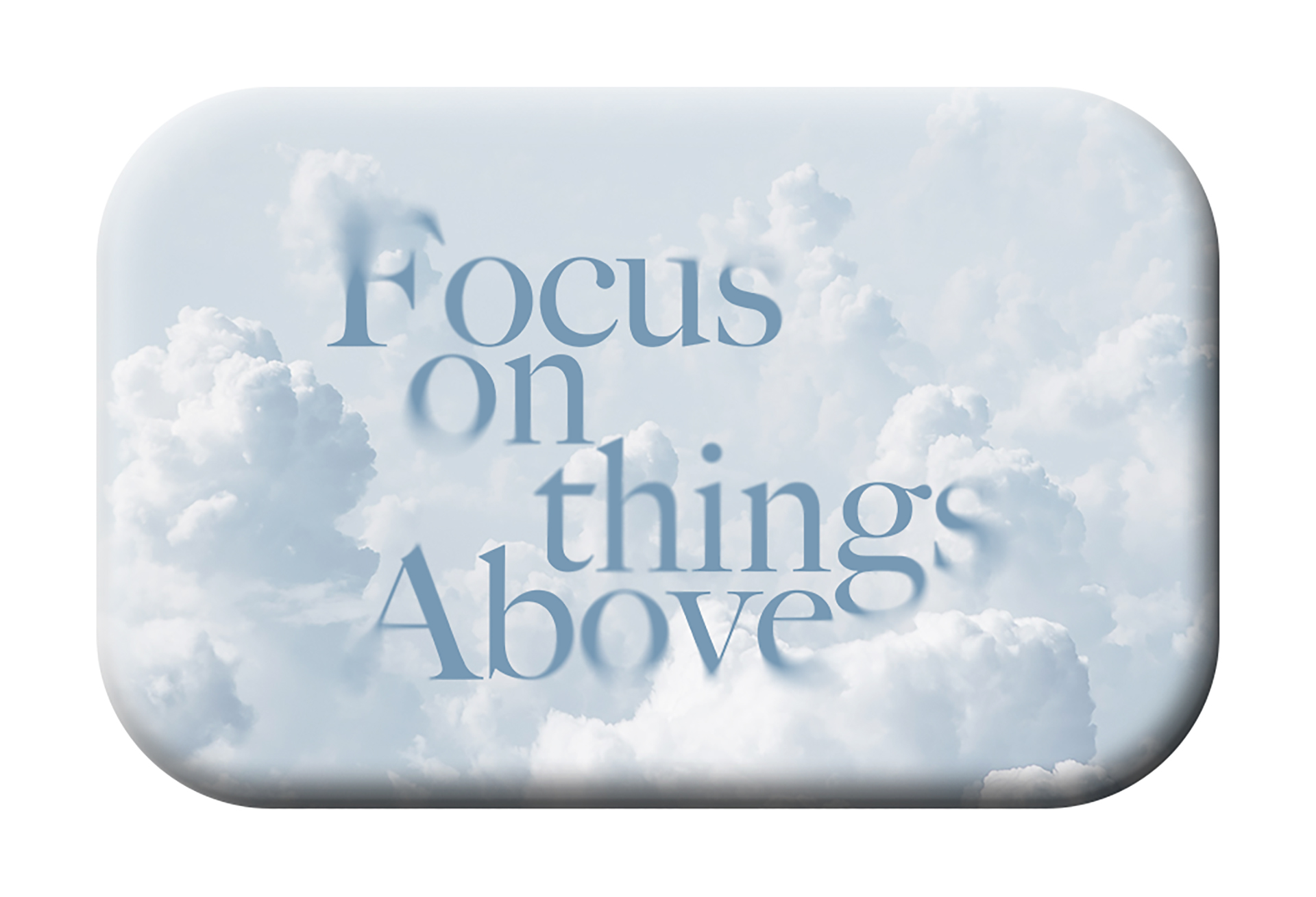 Magnet Mag Blessing - Focus on things above Magnet Mag Blessing - Focus on things above