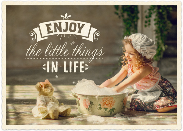 XL-Postkarte Big Blessing - Enjoy little things XL-Postkarte Big Blessing - Enjoy little things
