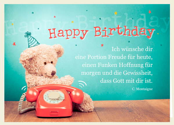 Faltkarte - Portion Freude Faltkarte - Portion Freude