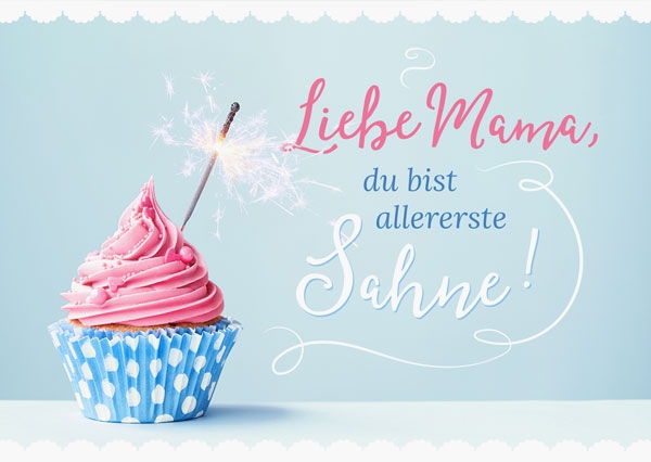 Postkarte - Allererste Sahne Postkarte - Allererste Sahne