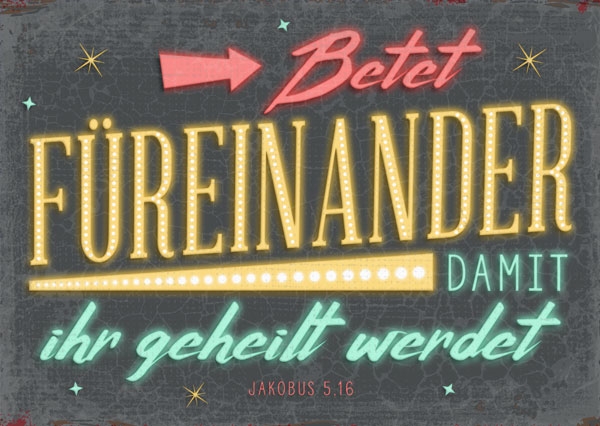 Postkarte - Betet füreinander Postkarte - Betet füreinander