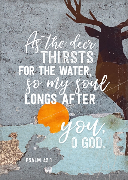 Postkarte - As the deer Postkarte - As the deer