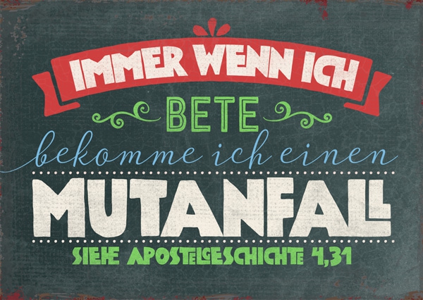 Postkarte - Mutanfall Postkarte - Mutanfall
